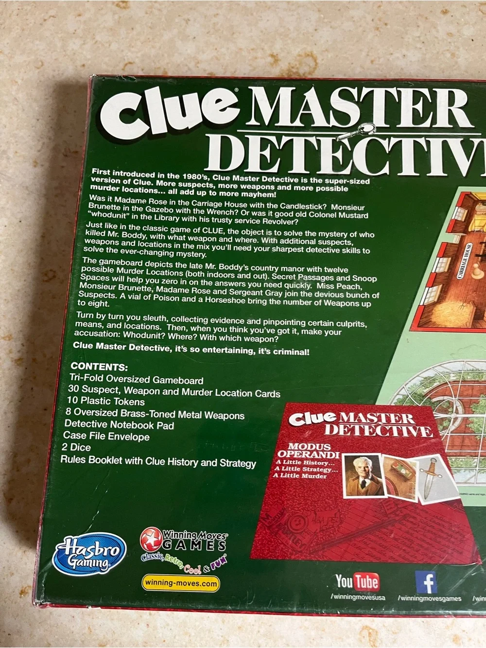 Master Detective Board Game - Red